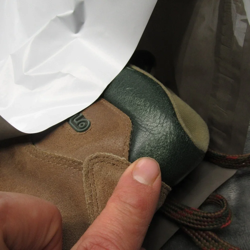 Asolo Boots Men 9‎ Brown Suede Leather Hiking Mountaineering Trail Joint Project